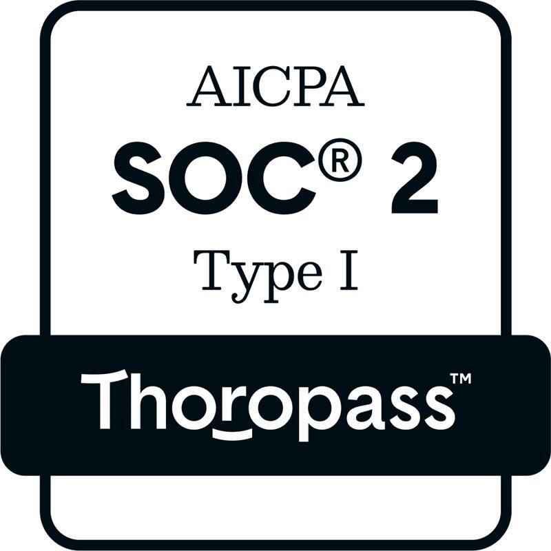 Thoropass_Certification_Badge_SOC_2_Type_I_Dark_A